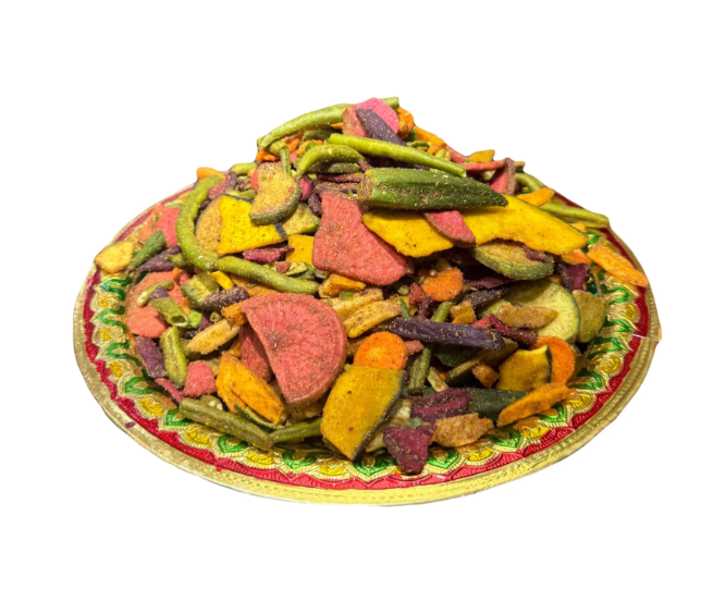 Freeze-Dried Veggie Chips – Chat Masala